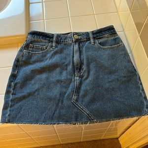 NWT Hollister Dark Wash Demin Skirt